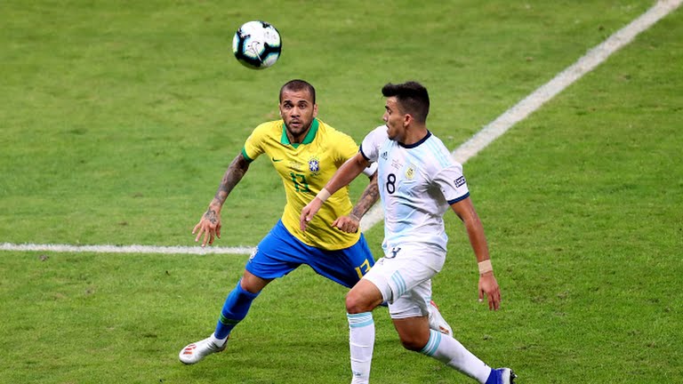برزیل ۱ - آرژانتین ۰ / پایان نیمه نخست