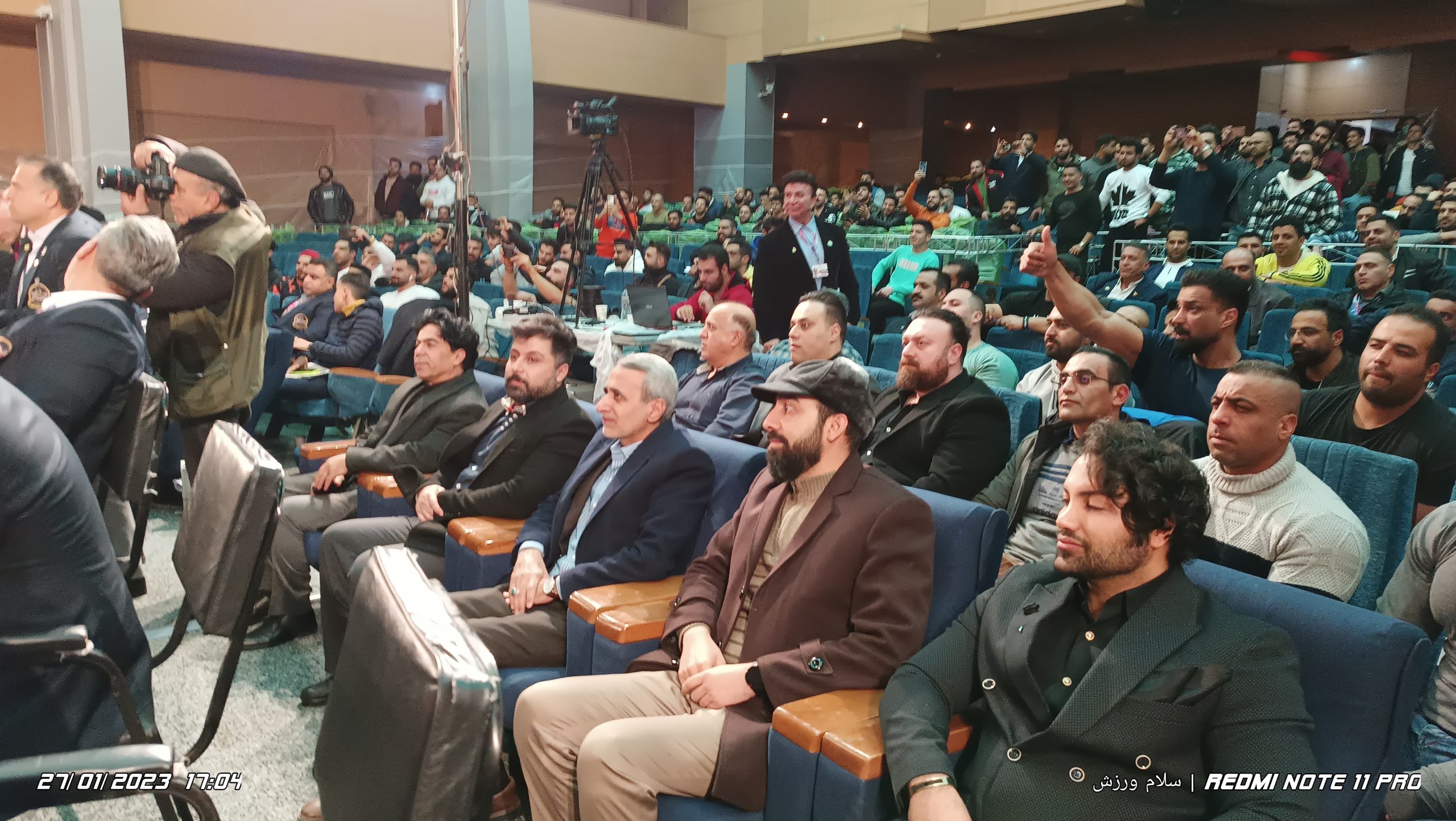 حضور دکتر مقتدایی در مسابقات پرورش اندام استان اصفهان